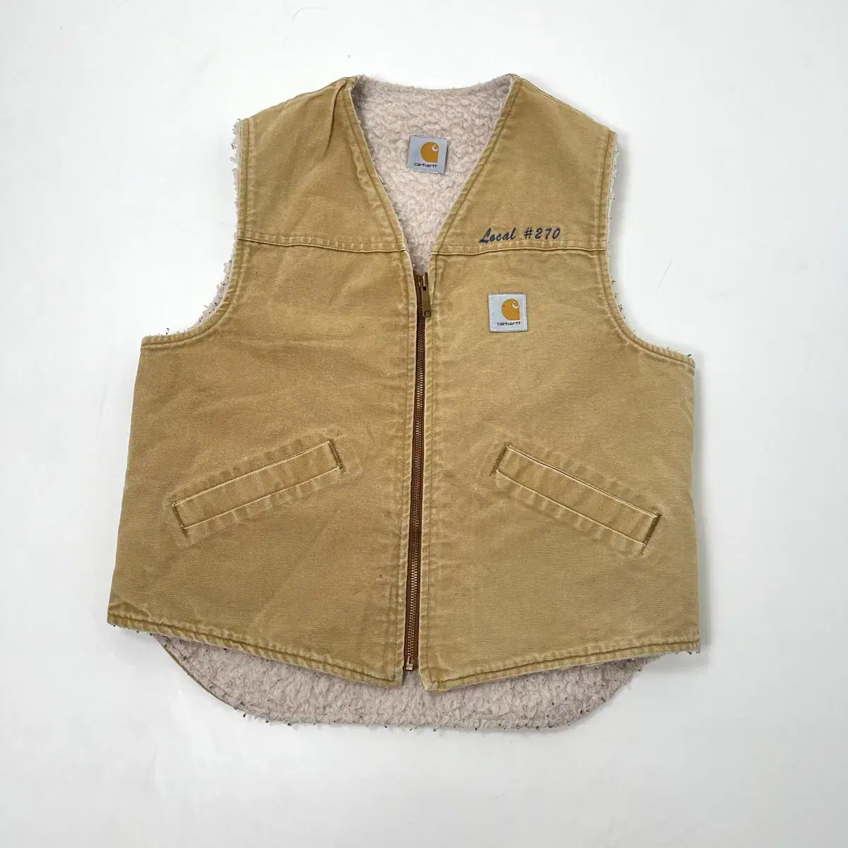 2000s Carhartt 칼하트 로컬 양털 베스트 자켓