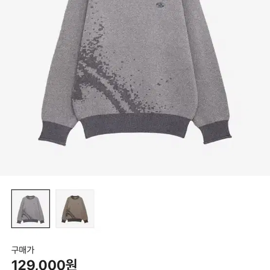 Sansan Gear Mosaic Knit Grey