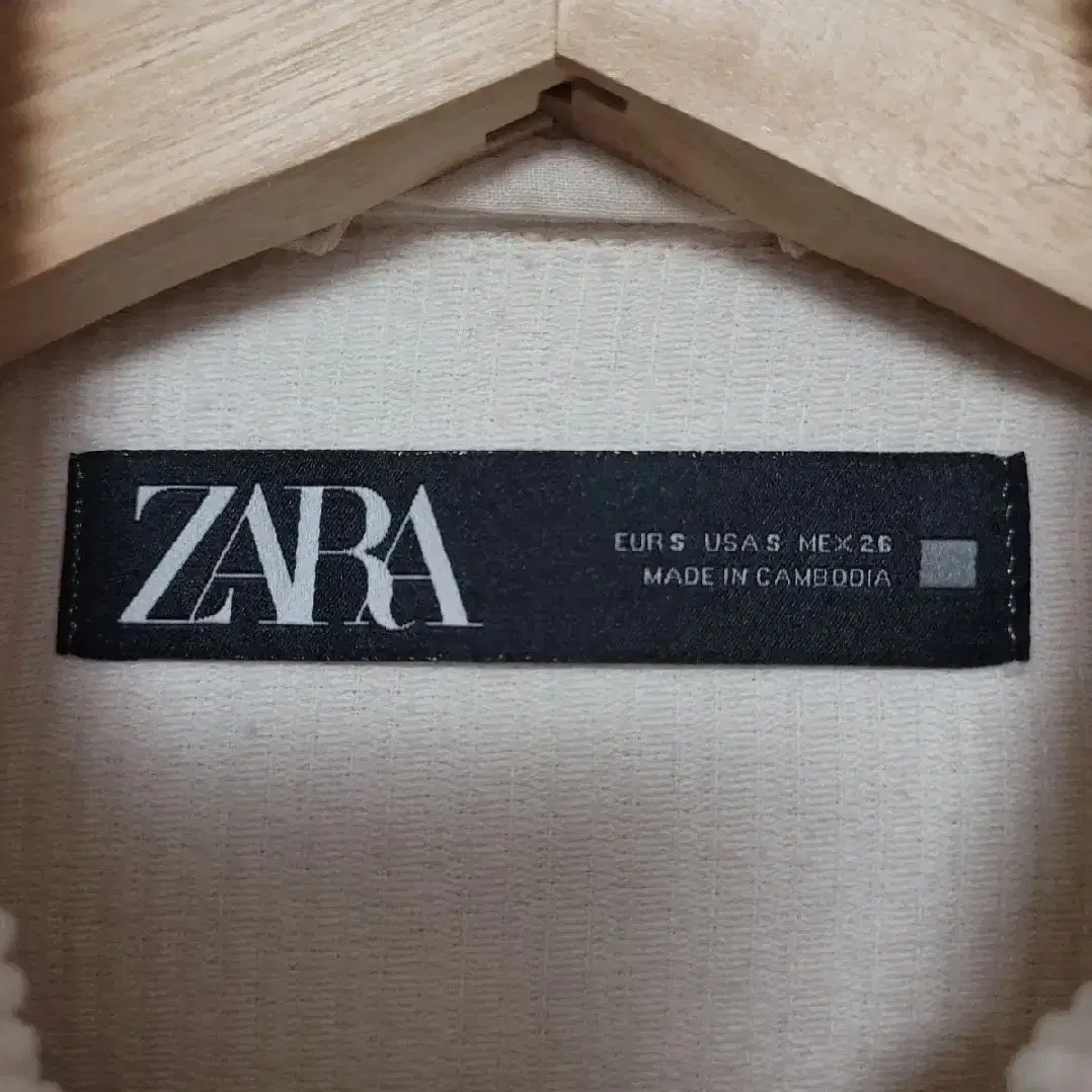 (S) ZARA 자라 코듀로이 셔츠형 골덴 자켓