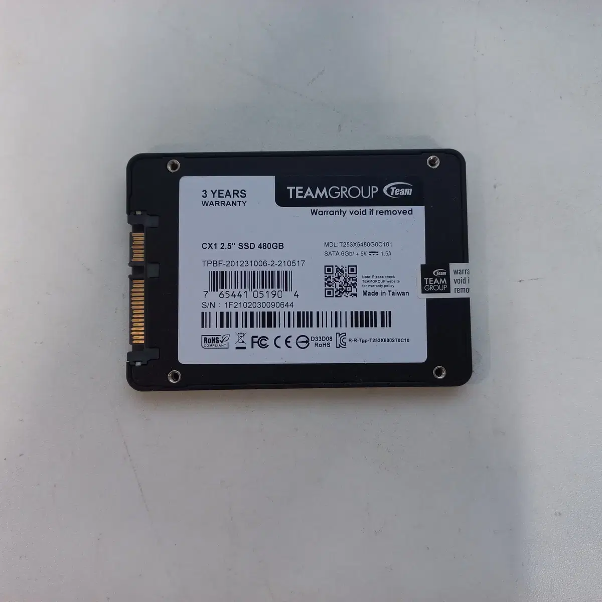 TeamGroup CX1 (480GB) SSD