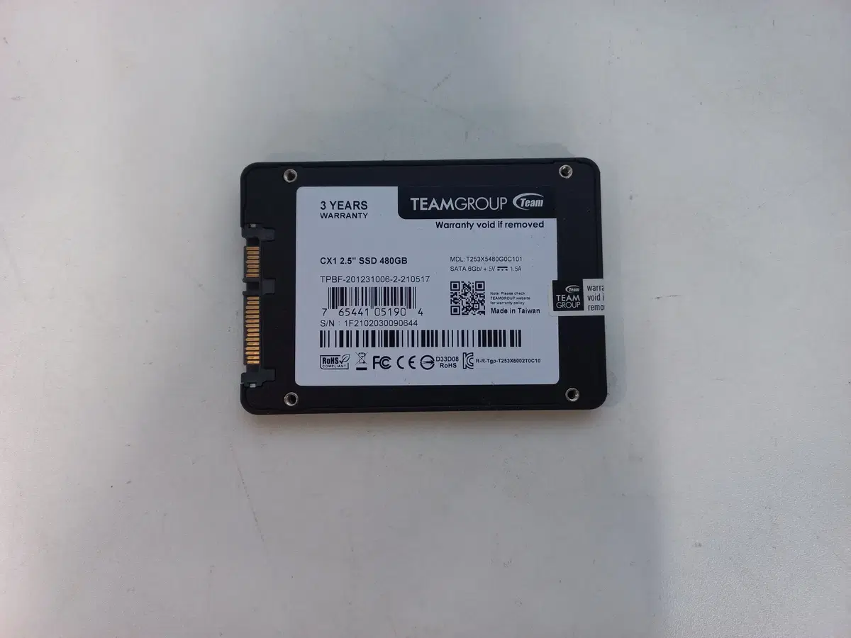 TeamGroup CX1 (480GB) SSD