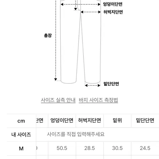 낫포너드 부츠컷 데님팬츠 L