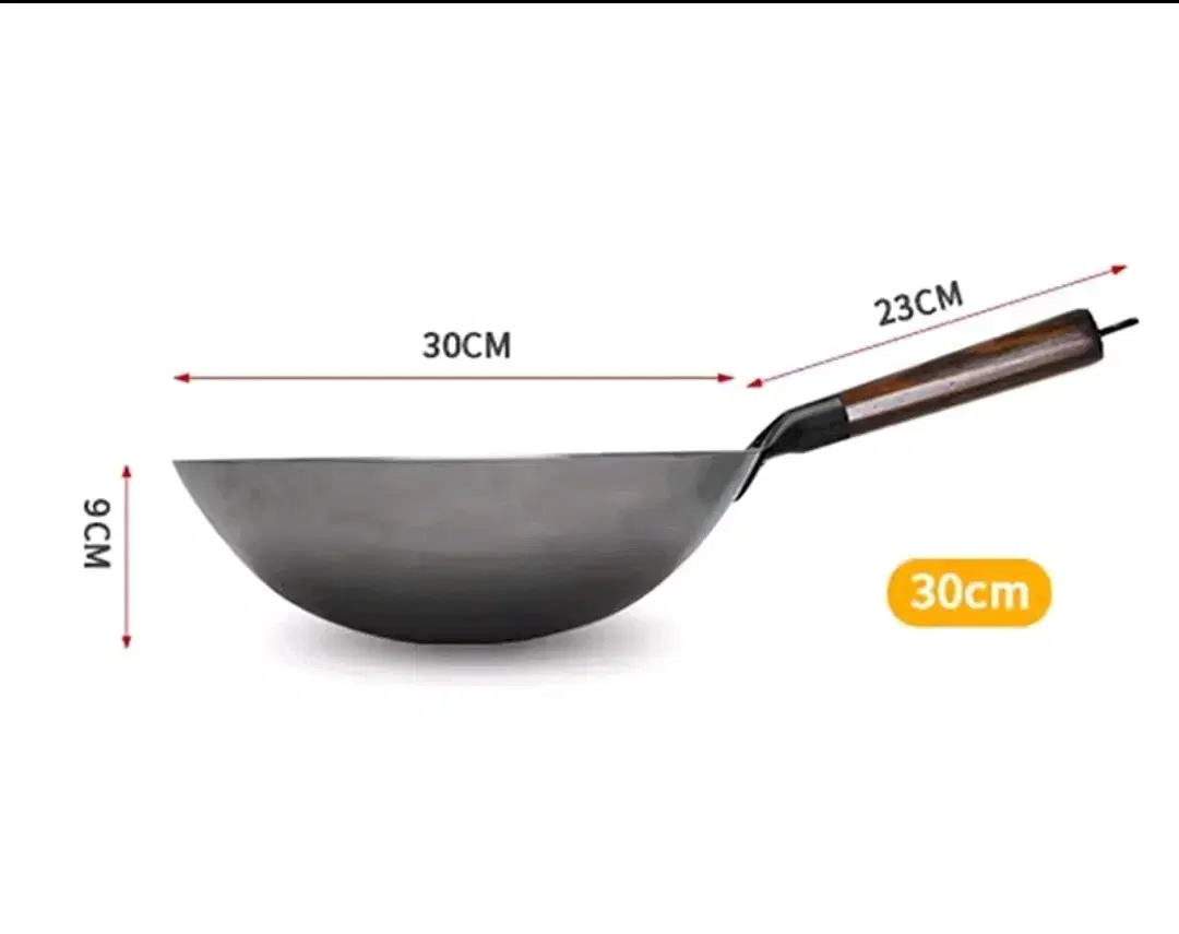 새상품, 무쇠 30센치 웍 프라이팬