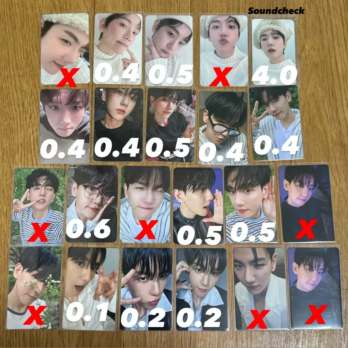 엑소 백현 포카 양도 판매 baekhyun poca pc sell