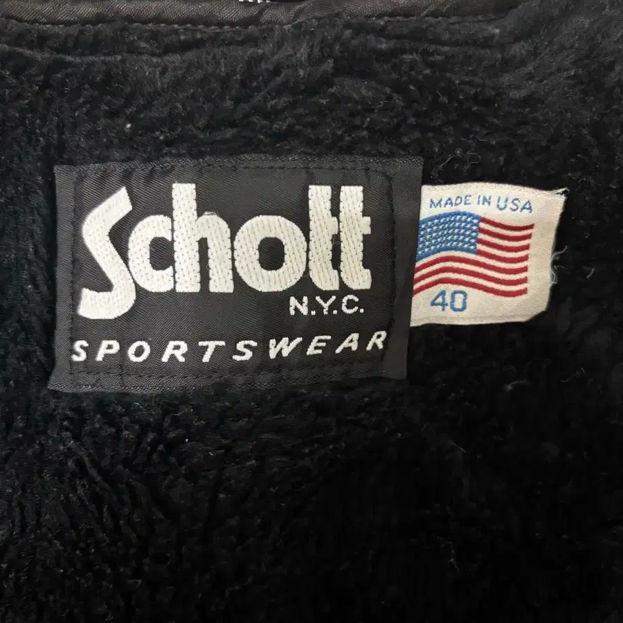 Schott USA 빈티지 G1 플라이트 가죽 자켓 40사이즈(M)