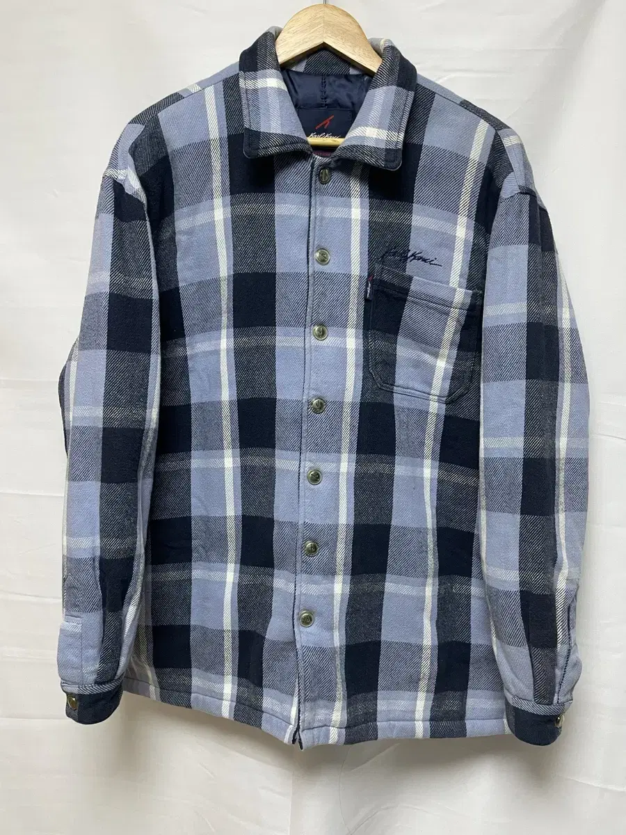 Karl Kani Karl Kani Flannel Quilted Shirt Jacket L