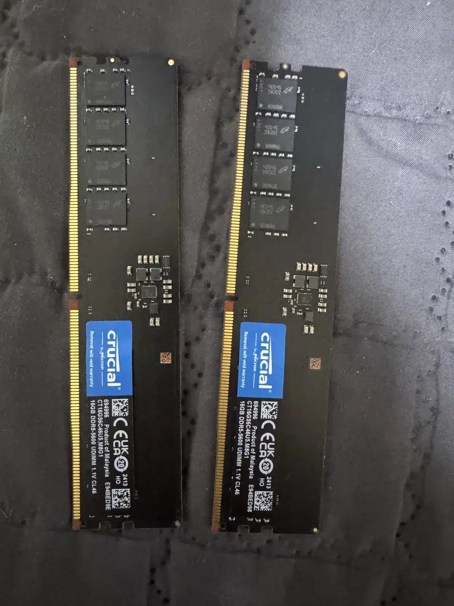 마이크론 ddr5 5600 16g 2ea