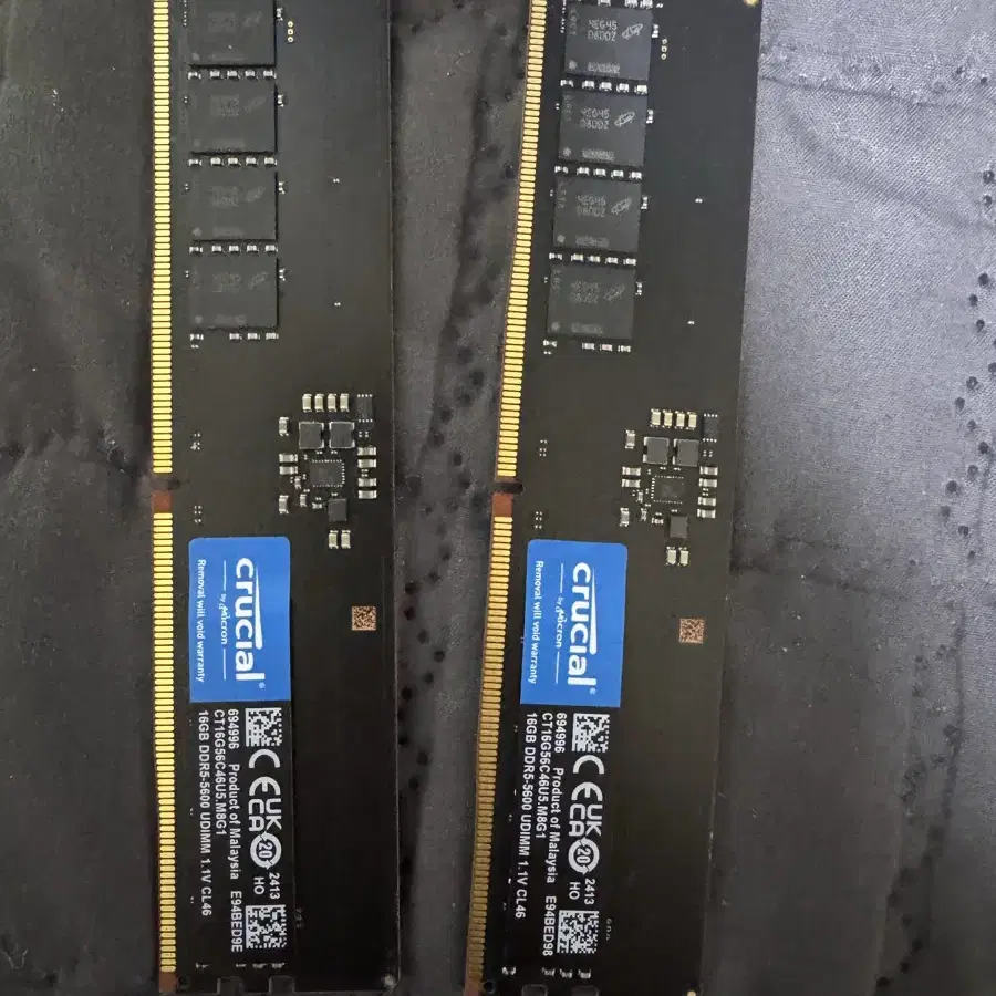 마이크론램 ddr5 5600 16g 2ea