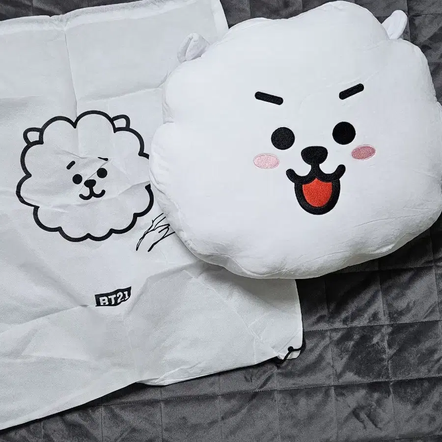 RJ 알제이 대왕대형 얼굴 쿠션 인형 50cm