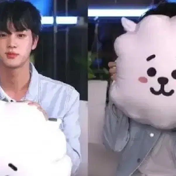 RJ 알제이 대왕대형 얼굴 쿠션 인형 50cm