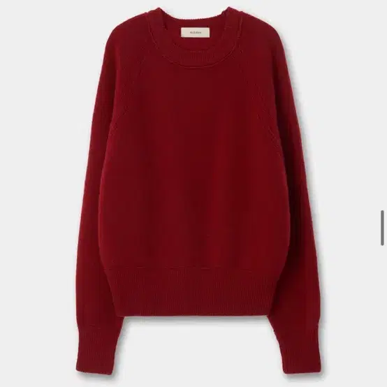 블루브릭 Alphaca sweat knit (red)