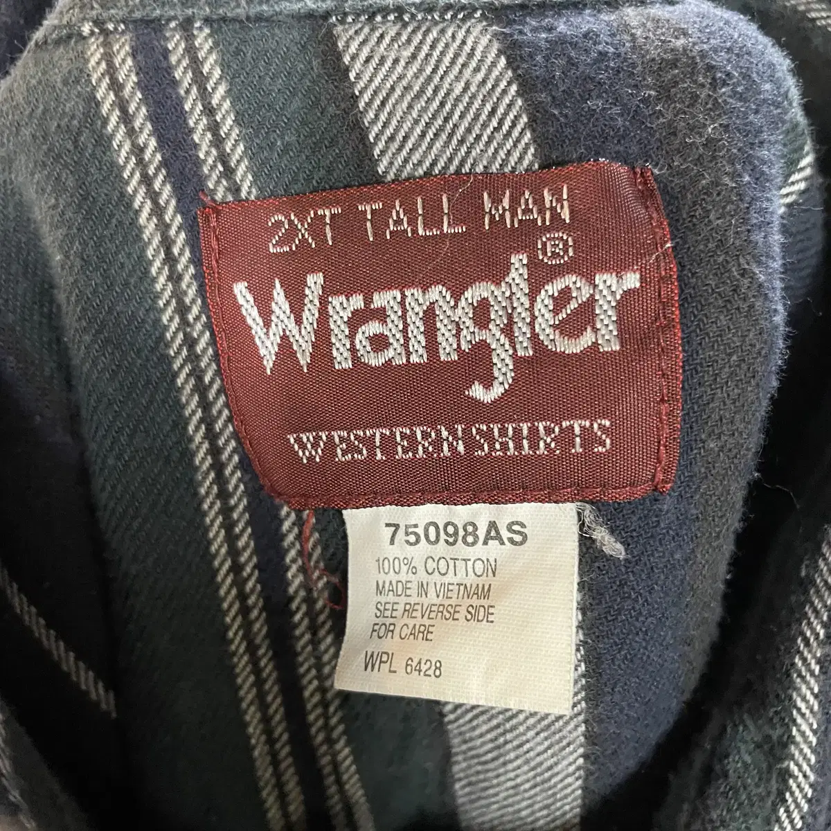 Wrangler 랭글러 플란넬 웨스턴셔츠