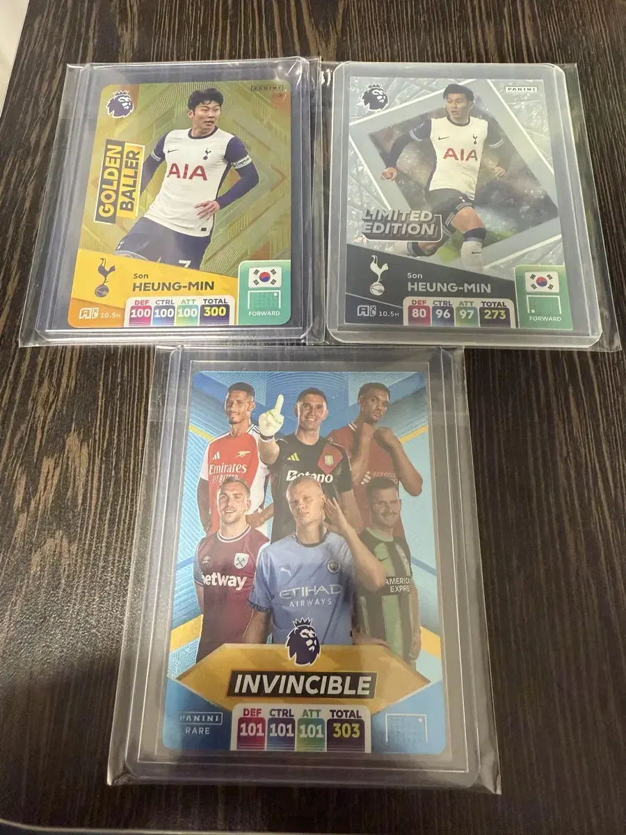 Panini 2025 EPL Sapphire Invincible , Heung Min Son (price reduced)