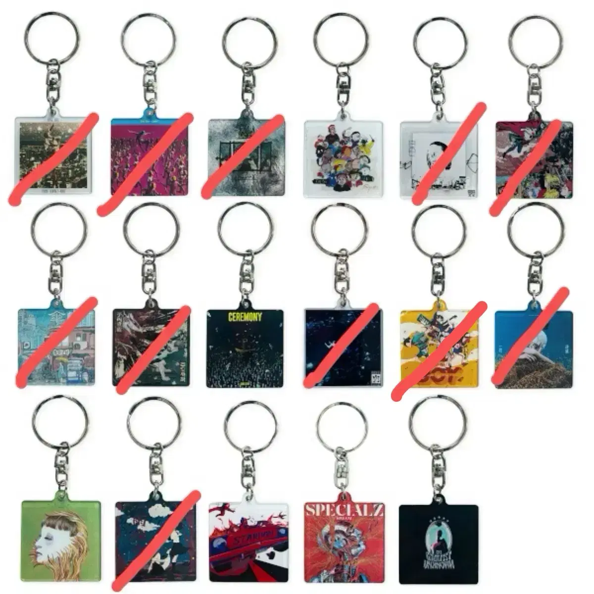 King Gnu Concert keyring album Jacket King Gnu My Han