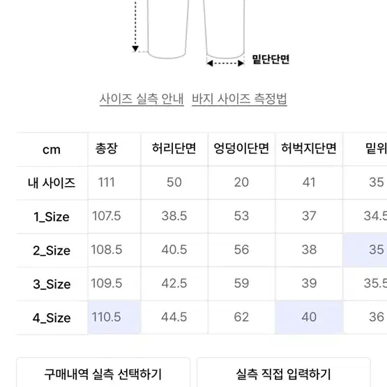 [4size] 비긴202 콘밀 원턱 와이드 데님 루즈 블루