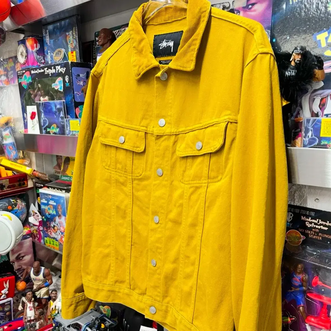 스투시 STUSSY MUSTARD DENIM JACKET