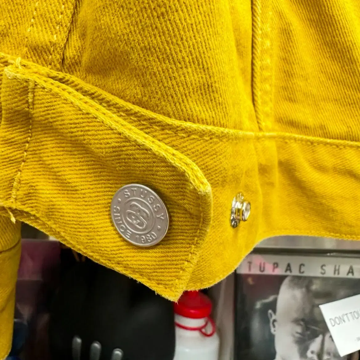 스투시 STUSSY MUSTARD DENIM JACKET