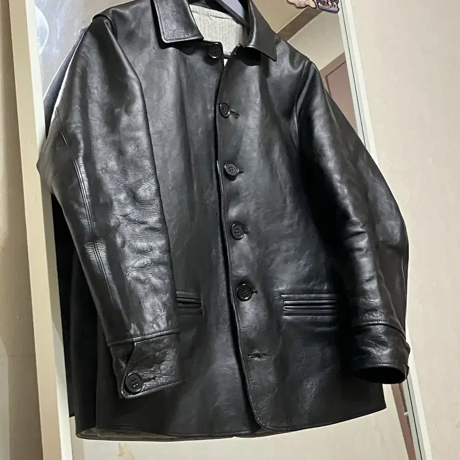 타이가 타카하시 lot.801 카코트 m leather 차심 말가죽