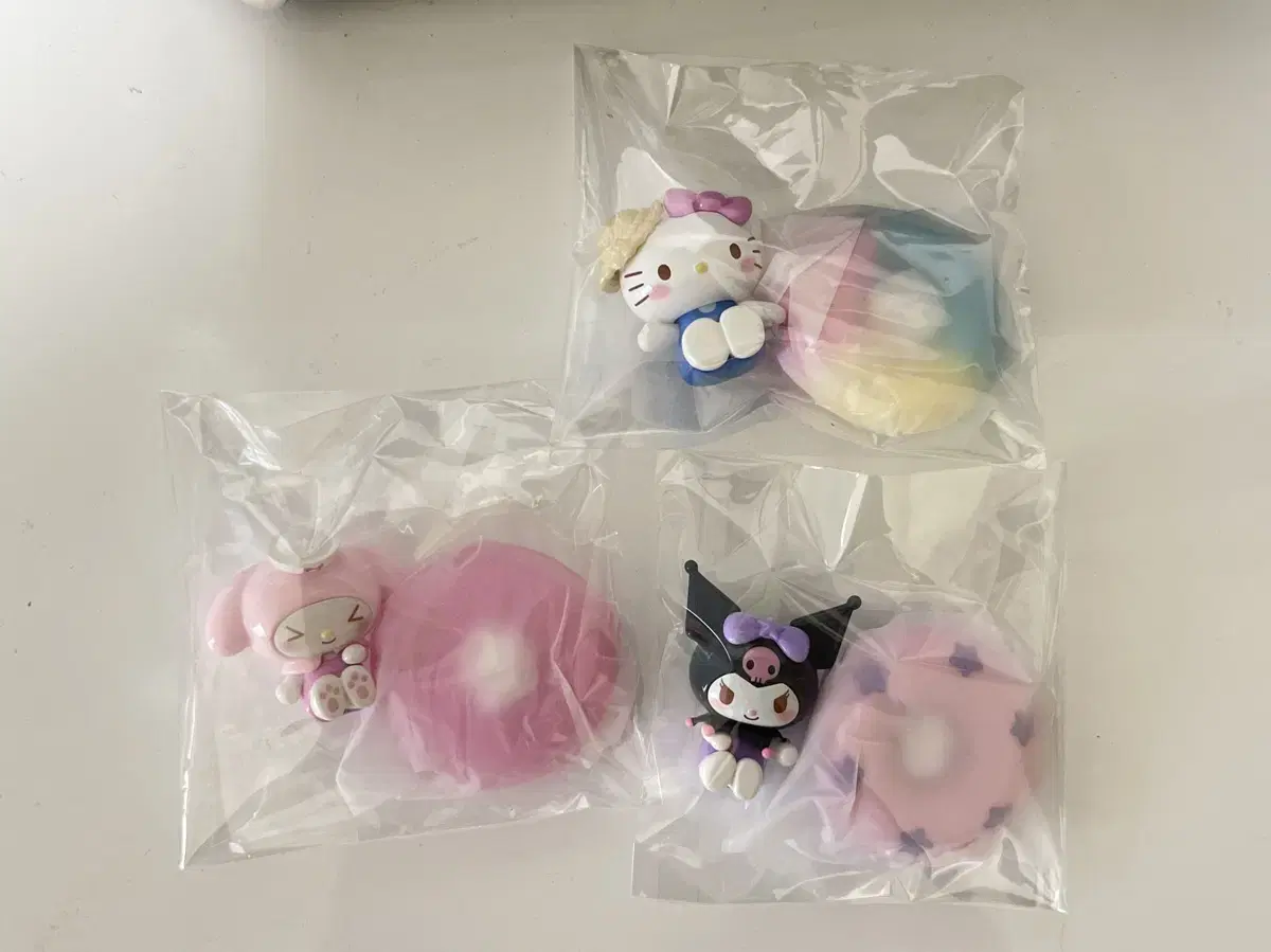 Sanrio Kitty Mymelody Kuromi Minitube Figures Gacha