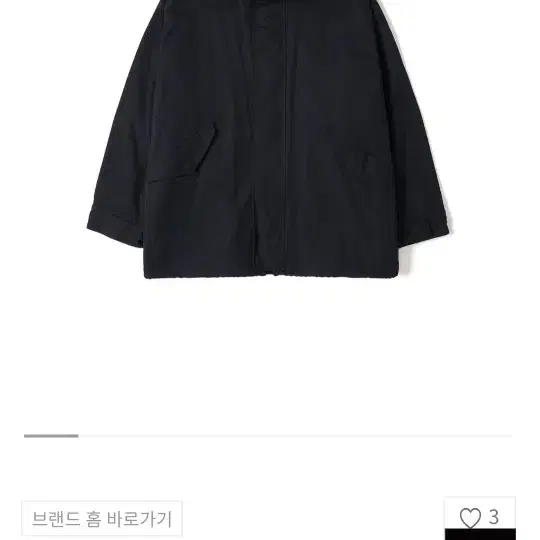 캡틴선샤인 밀코트 24 FW SHORT MIL COAT (BLACK)