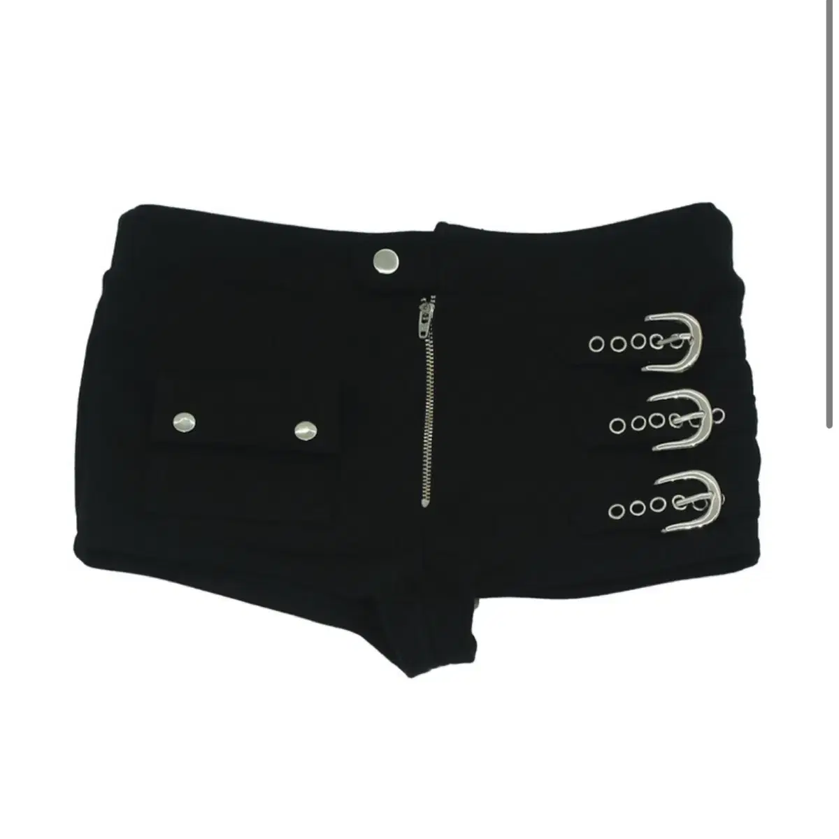 Taae 태 three belt shorts