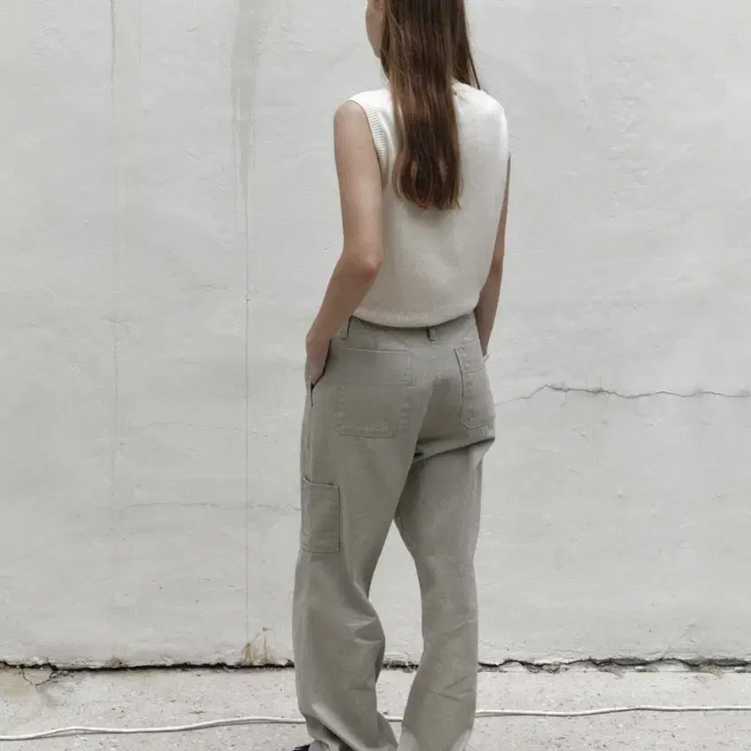 로우클래식 WASHED COTTON PANTS(BEIGE)