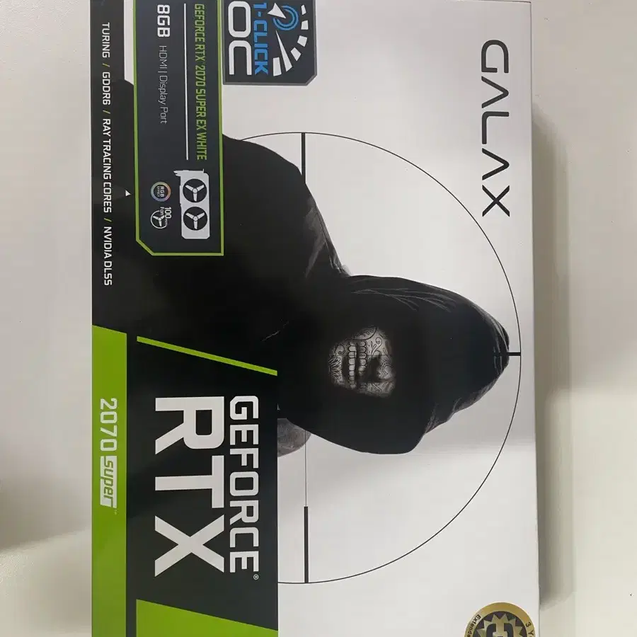 RTX2070SUPER 갤럭시 EX OC WHITE 2070슈퍼