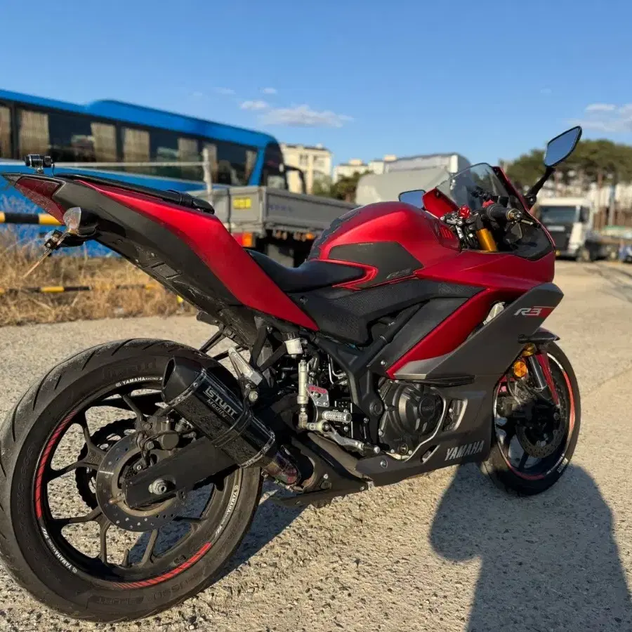 야마하 yzf r3 19년 abs 풀튜닝 레드와인 팝니다