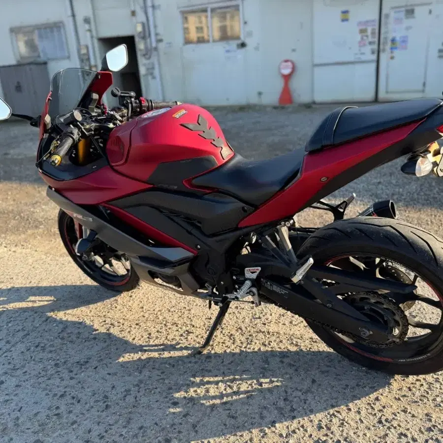 야마하 yzf r3 19년 abs 풀튜닝 레드와인 팝니다