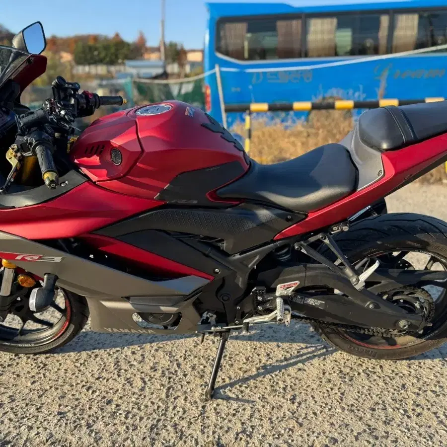 야마하 yzf r3 19년 abs 풀튜닝 레드와인 팝니다