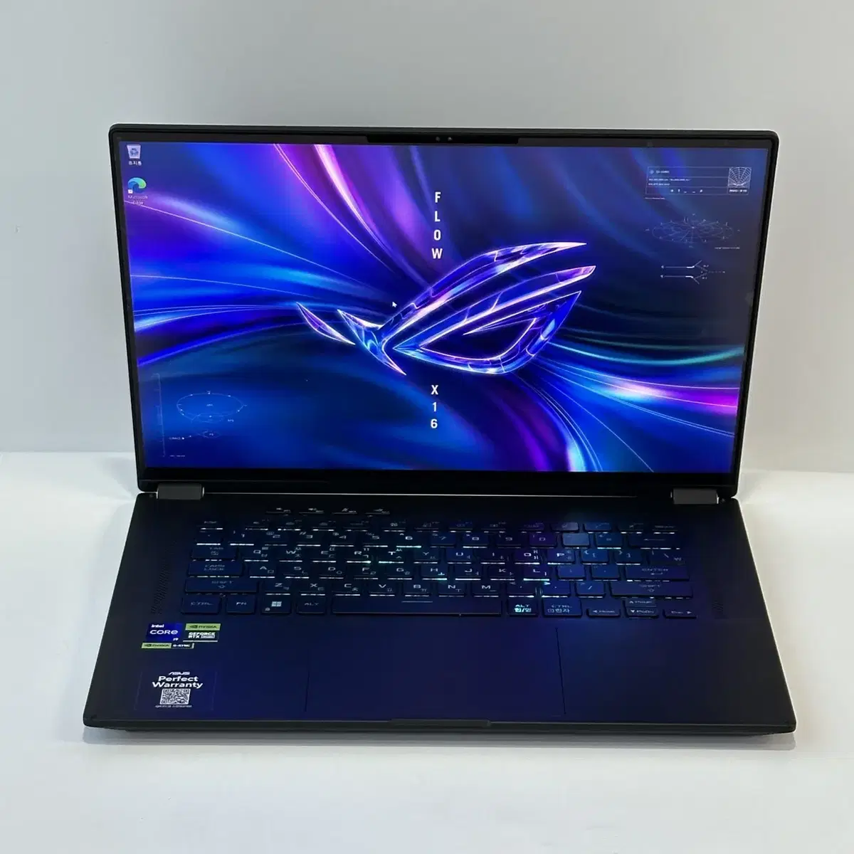 터치스크린 아수스 Flow X16 RTX4070 i9 32GB 1TB