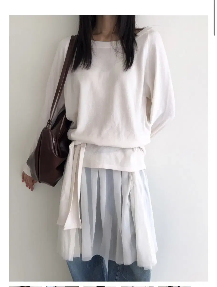 Rapture SHA LAYERED SKIRT 아이보리