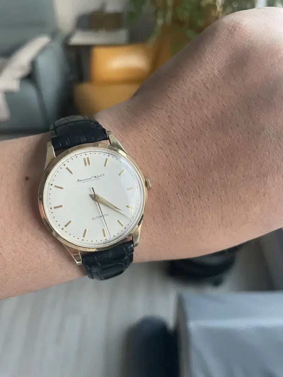 iwc 빈티지 18k 금통시계 판매