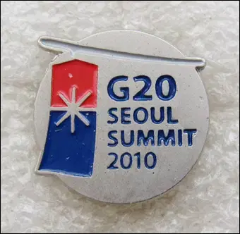 2010년 G20 정상회의 배지 (et18)