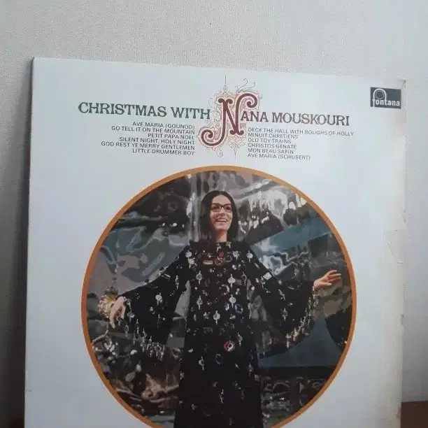 Nana Mouskouri 크리스마스캐롤lp 바이닐vinyl poplp