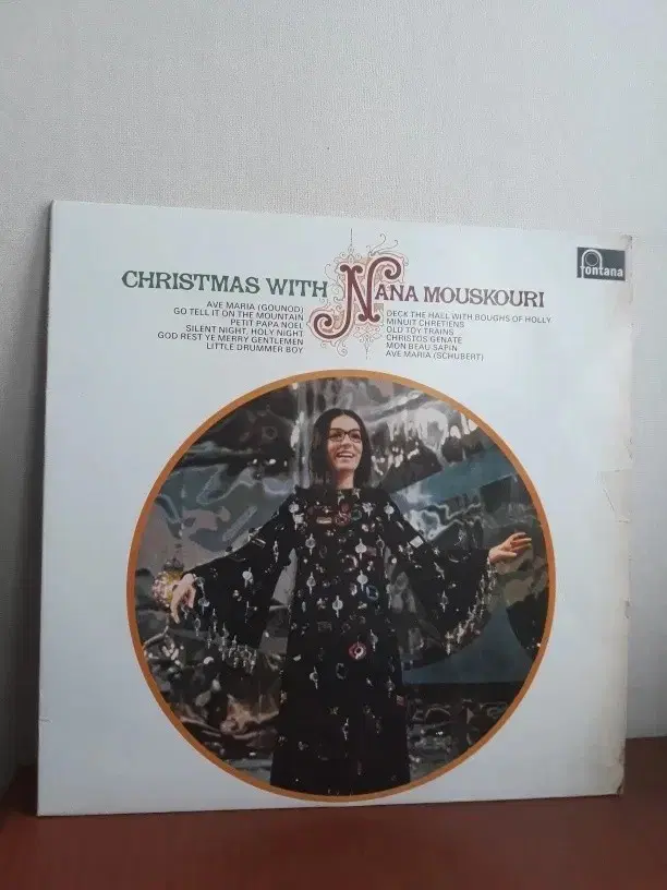 Nana Mouskouri 크리스마스캐롤lp 바이닐vinyl poplp