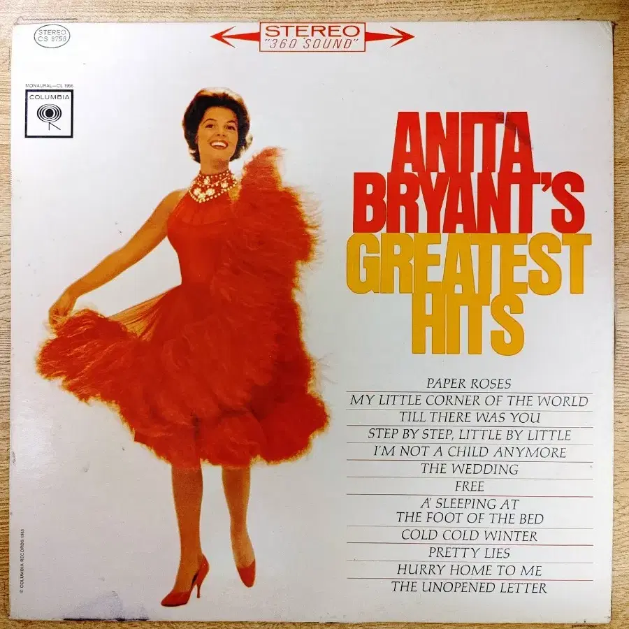 ANITA BRYANT 음반 g (LP 턴테이블 오디오 앰프 음향기기