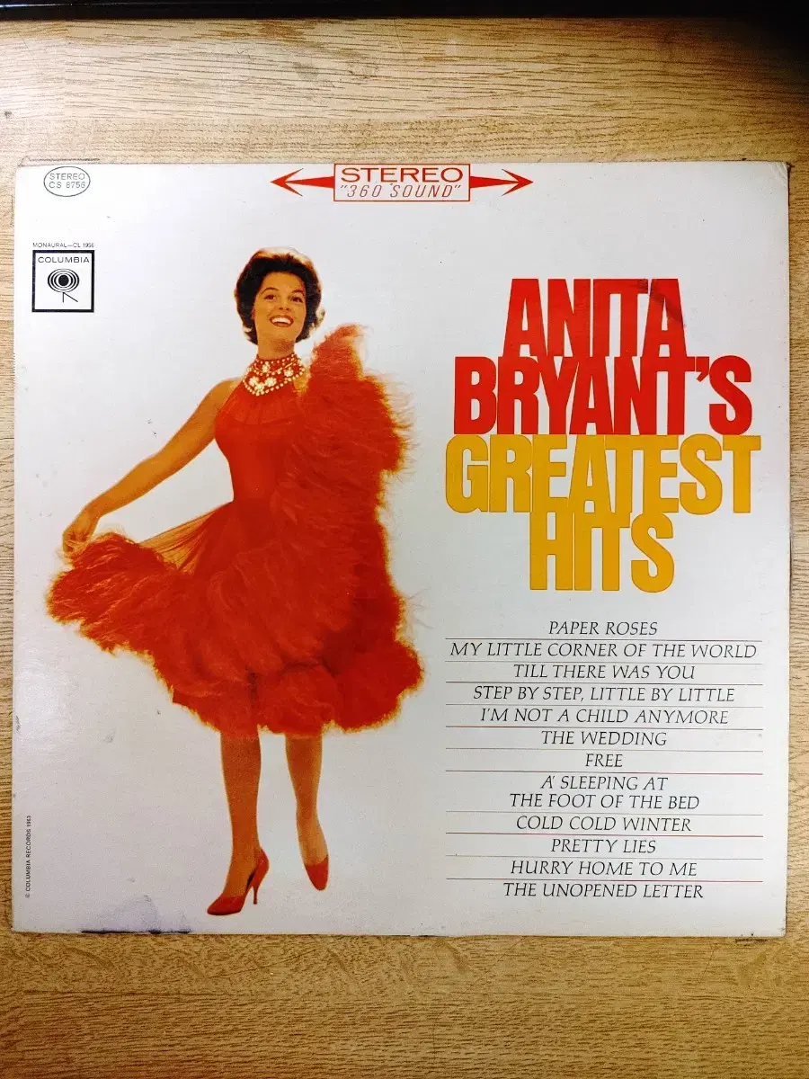 ANITA BRYANT 음반 g (LP 턴테이블 오디오 앰프 음향기기