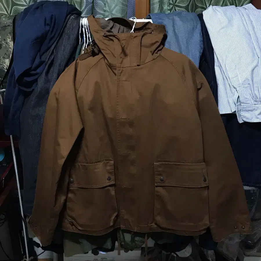 이스트로그 20fw foul weather parka 브라운