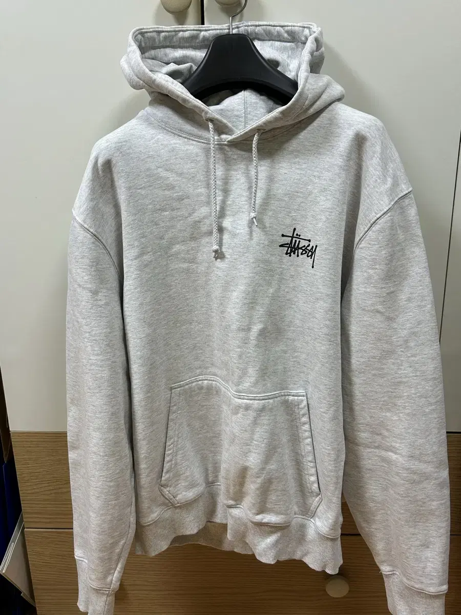 [XL] Stussy Basic Hoodie Ash Heather Gray