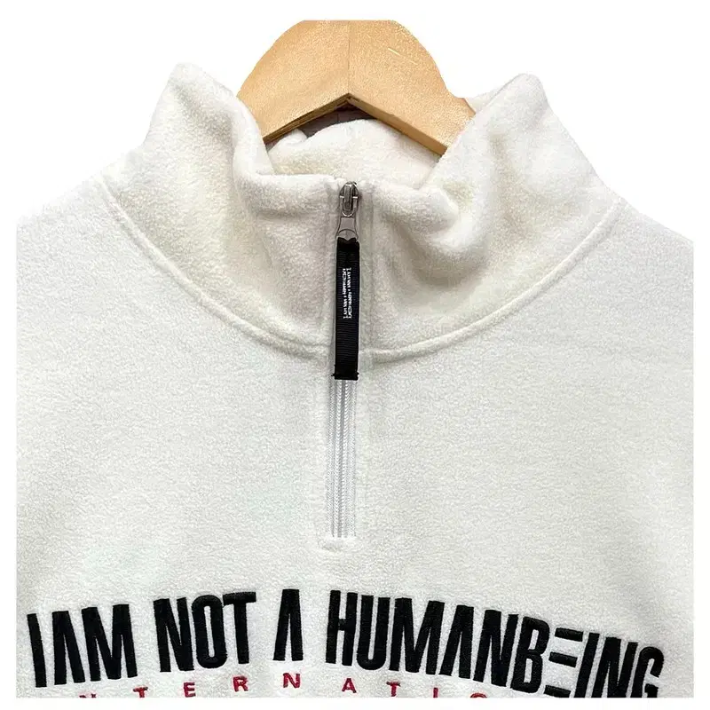 [ IAM NOT A HUMANBEING ] 기모 반집업 [M]