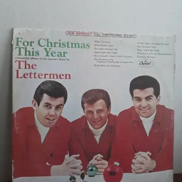 Lettermen 크리스마스캐롤lp 바이닐vinyl 올드팝엘피 poplp