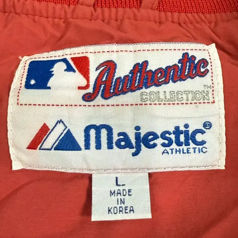 Majestic 마제스틱 MLB 신시내티 레즈 반집업 바람막이 아노락