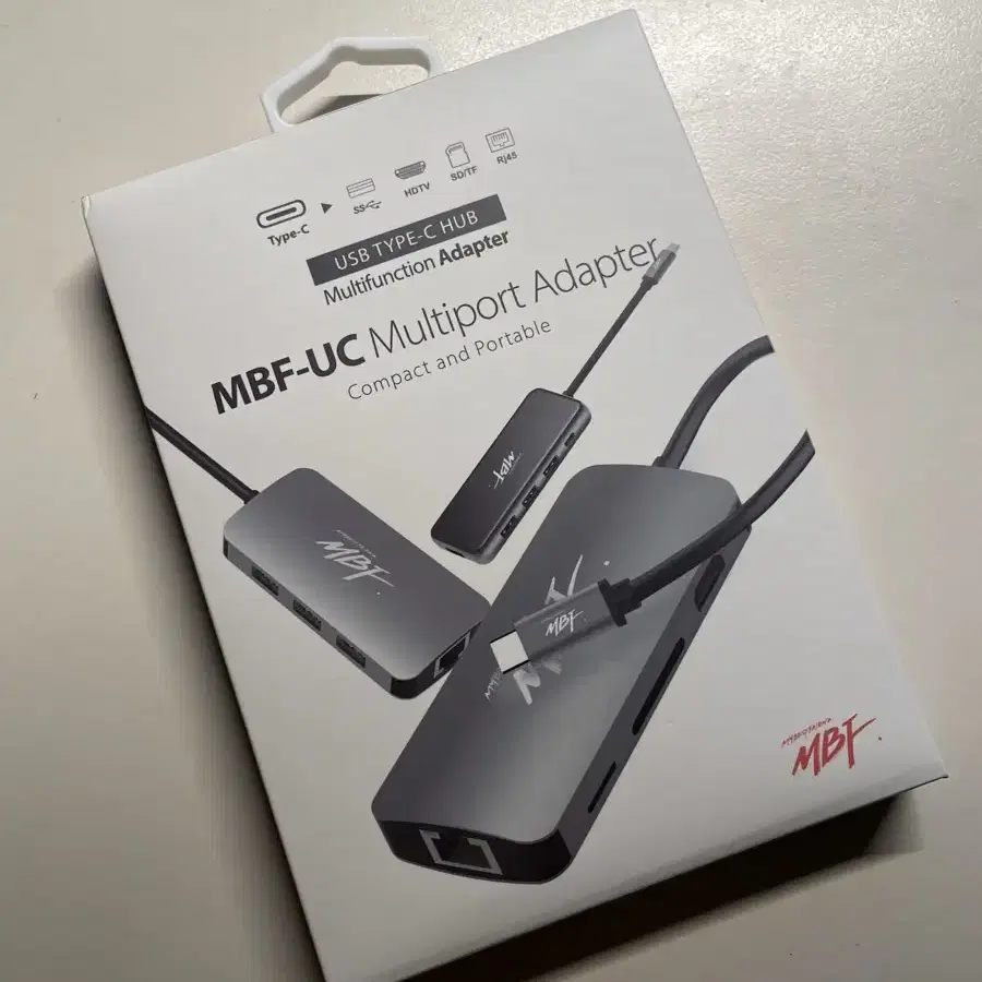 엠비에프 USB C타입 멀티 허브 아답타 MBF- UC8IN1AC