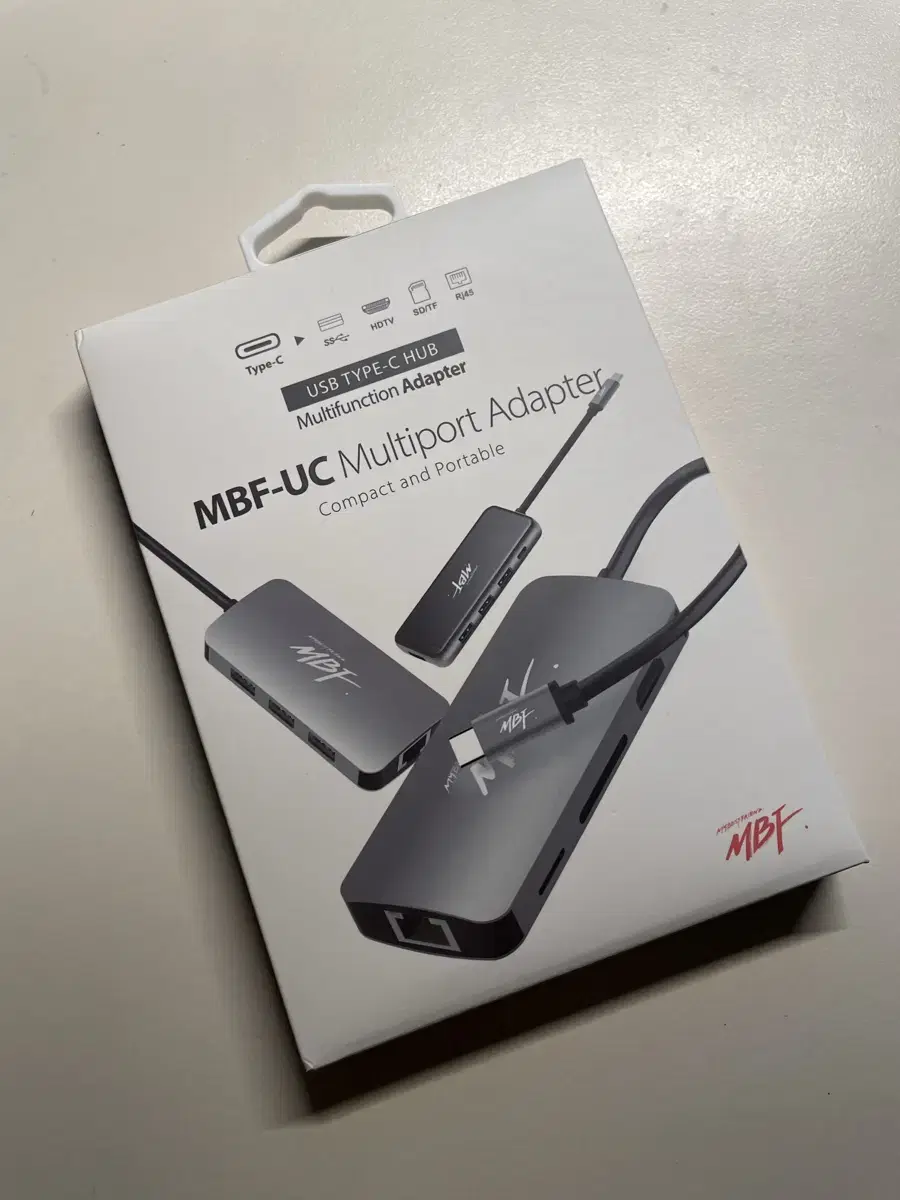 엠비에프 USB C타입 멀티 허브 아답타 MBF- UC8IN1AC