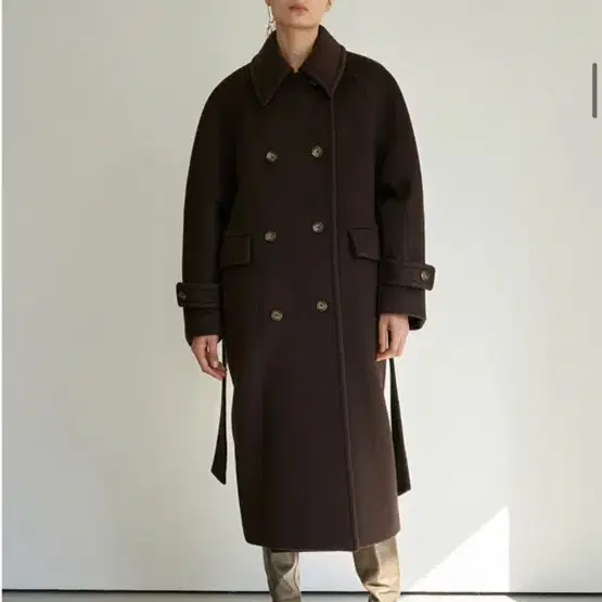 Mohan 코트  TTW cashmere double wool coat