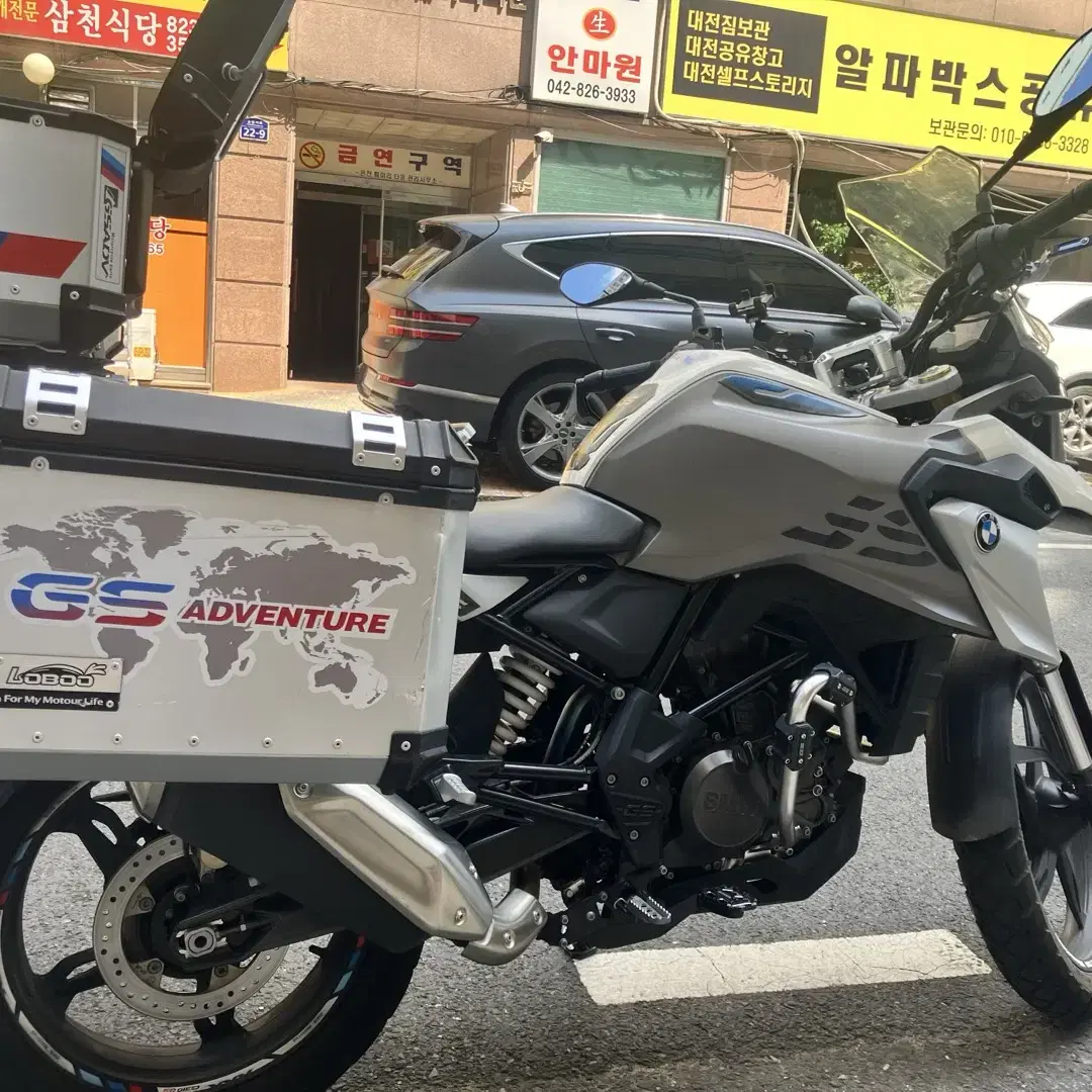 BMW G310GS 22년식 16xxxkm 풀 튜닝, 삼박스, 용품 포함