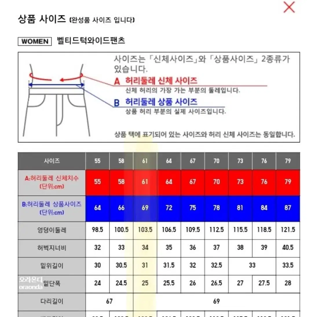 61 유니클로U 르메르 벨티드 턱 와이드팬츠 카키