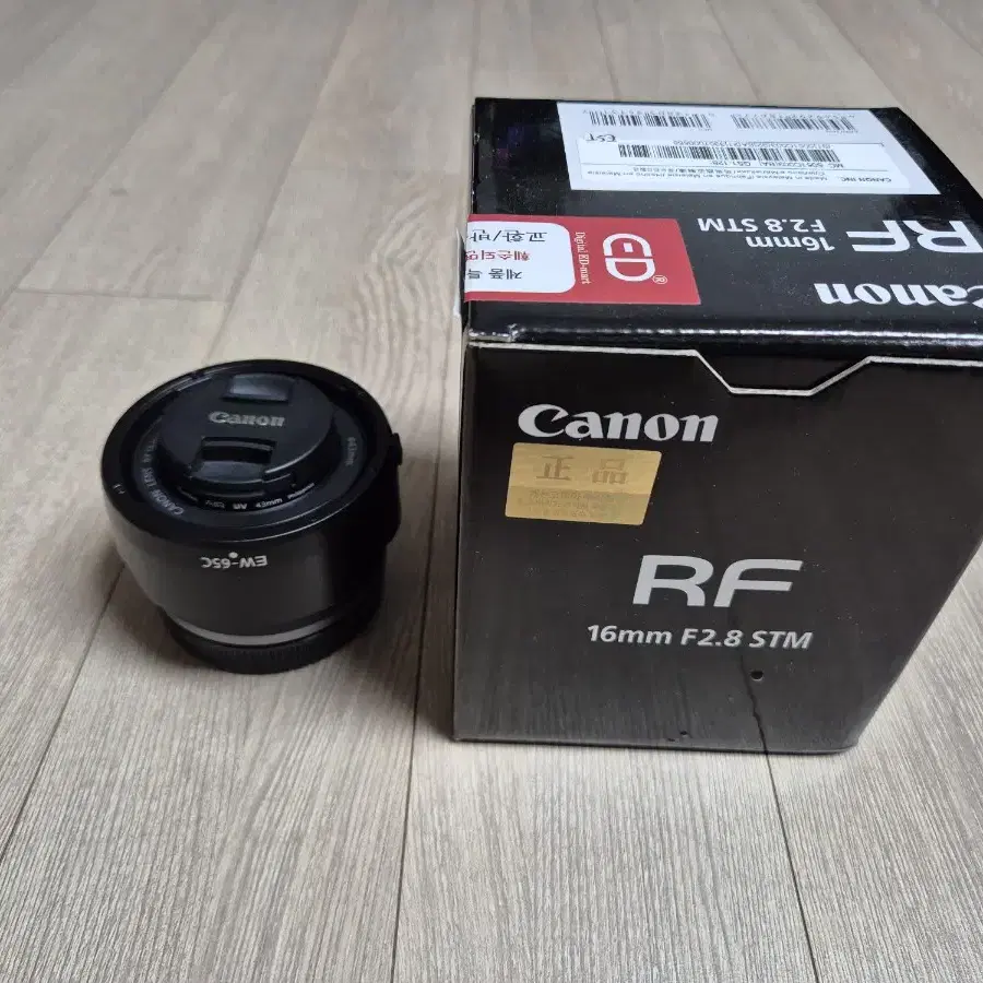 캐논 rf 16mm 2.8F 광각 단렌즈 풀구성