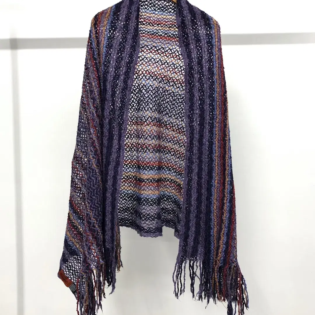 MISSONI 미쏘니 판초 니트 머플러